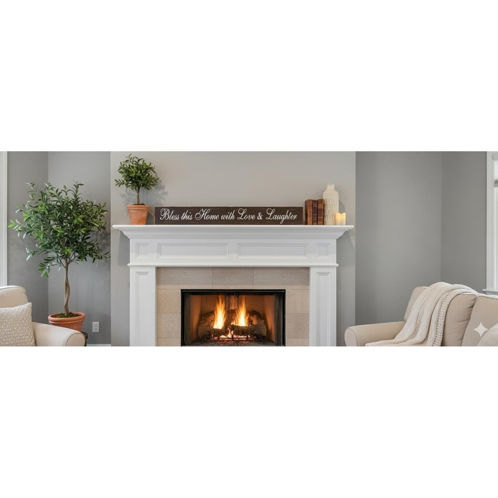 Bless This Home With Love And Laughter Wall Hanging 38x4.5